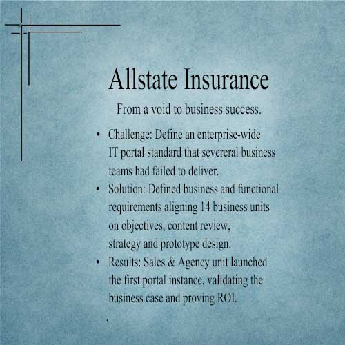 Allstate case history results by steven hausheer digital creator