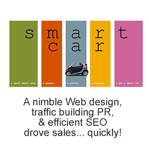 smart car case history by Steven Hausheer, Chicago digital creator, designer, marketer and content producer